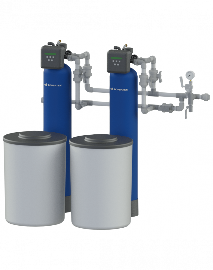 Установка умягчения DUPLEX ION-L-1,8V/2